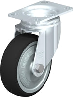 L-PATH 100K-12-FK 4" Swivel Caster with Ball Bearing - 400 lbs Load Capacity for Industrial & Commercial Use