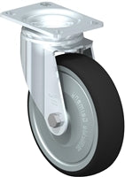 L-PATH 125K-12-FK 5 Inch Swivel Caster with Ball Bearings - 400 lbs Load Capacity for Carts and Equipment