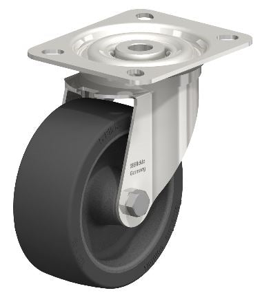 LIX-POSI 100G-OF-XAT Stainless Steel Swivel Caster 4x1-9/16” - 220 lbs Load Capacity, Ball Bearing Mobility