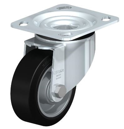 High-Strength 4-inch Swivel Caster - LK-ALEV 100K-14 | 440 lbs Load Capacity with Ball Bearings for Smooth Mobility