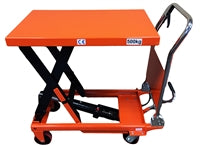 Mighty Lift LT1100 Hydraulic Scissor Lift Table - Heavy Duty Folding - 1,100 lb Lift Table