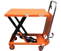 Mighty Lift LT330 Hydraulic Scissor Lift Table - Light Duty Foldable - 330 lb Lift Table