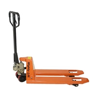 ML1636 Heavy Duty Pallet Jack Truck | Wheels Polyurethane on Steel | 16" Width 36" Length | 2200lb. Load Capacity | Orange Color