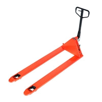 ML2772 Long Pallet Jack | Wheels Polyurethane on Steel | 27" Width 72" Length | 3,300 lb. Load Capacity | Orange Color