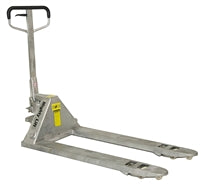 ML55GLV Heavy Duty Pallet Jack Truck | Wheels Polyurethane on Steel | 50" Height | 27" Width | 48" Length | 5500 lb. Load Capacity