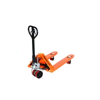 ML55HB Heavy Duty Pallet Jack Truck | Wheels Polyurethane on Steel | 50" Height | 27" Width | 48" Length | 5500 lb. Load Capacity | Orange Color