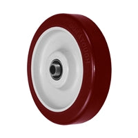 5" x 1-1/4" Maroon Polyurethane Wheel for Casters or Equipment 350 lbs Capacity