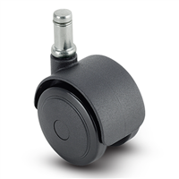 Self-Braking Chair Caster | 50 mm Diameter Wheel | 1 Piece | Supports 75 lbs Per Caster