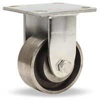 4" x 2" Rigid Caster - Hamilton Standard Duty with Forged Steel Wheel & 1/2" Sealed Precision Ball Bearings - R-52K-4FSB