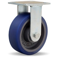 R-52K-6SPB Hamilton Standard Duty Rigid Caster | 6" Ergo-Glide Polyurethane on Cast Iron Wheel | Durable and High-Capacity