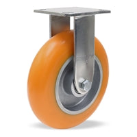 R-52K-82EMB Hamilton Rigid Caster - 8"x2" Ergo-Tech Donut Tread Polyurethane Wheel