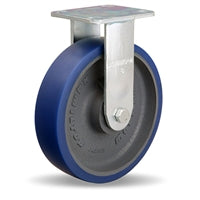 R-52K-8SPB Hamilton Standard Duty Rigid Caster | 8" x 2" Ergo-Glide Polyurethane Wheel | 1/2" Sealed Precision Ball Bearings | Reliable Solution for Heavy-Duty Applications