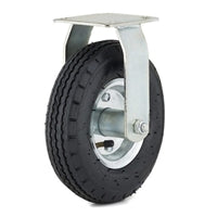 Hamilton 16" Pneumatic Air-Filled Tire Rigid Caster - 960 lbs. Load Capacity - Zinc Plated Cush-N-Aire with 1" Roller Bearing - R-7116-PR