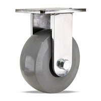 2200 lbs Load Capacity | Hamilton 6x2.5 Stainless Steel Rigid Caster with Solid Polyurethane Wheel