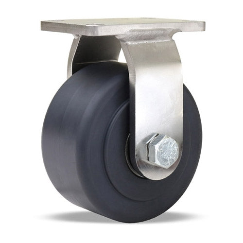 R-ENS-4NYSB Hamilton Endurance Rigid Caster – 4" x 2" Nylast High Performance Wheel with 1/2" Stainless Steel Bearings