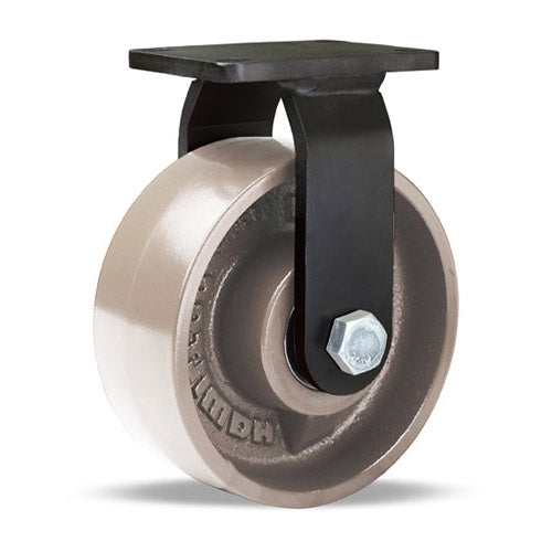 Hamilton R-HEN-5HMB High Heat Weldment Rigid  Caster - 5" Metal Wheel, 750°F Heat Resistant with Precision Bearings