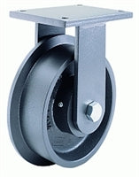 R-MD-FT14H Hamilton Maxi-Duty 14-inch Rigid Caster - Durable Single Flange Track Wheel with 1 1/2" Roller Bearing for Industrial Use