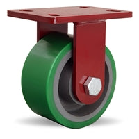 R-ZFFM-63DB Hamilton Spinfinity Rigid Caster - 6x3 Duralast (95A) Wheel with Sealed Precision Bearings - Maintenance-Free