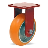 Hamilton ZFWH Series Rigid Caster with 5" x 2" Ergo-Tech (87A) on Aluminum Wheel with 1/2" Sealed Precision Ball Bearings