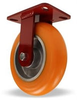 Hamilton ZFWH Series Rigid Caster with 8" x 2" Ergo-Tech (87A) on Aluminum Wheel with 1/2" Sealed Precision Ball Bearings