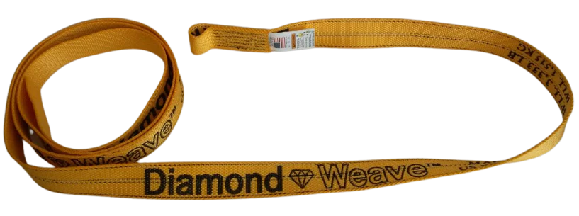 2" x 14' Heavy Duty Ratchet Strap with Bolt Loop, 3,333 lbs Working Load Limit, Diamond Weave Polyester Webbing