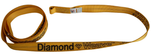 2" x 14' Heavy Duty Ratchet Strap with Bolt Loop, 3,333 lbs Working Load Limit, Diamond Weave Polyester Webbing