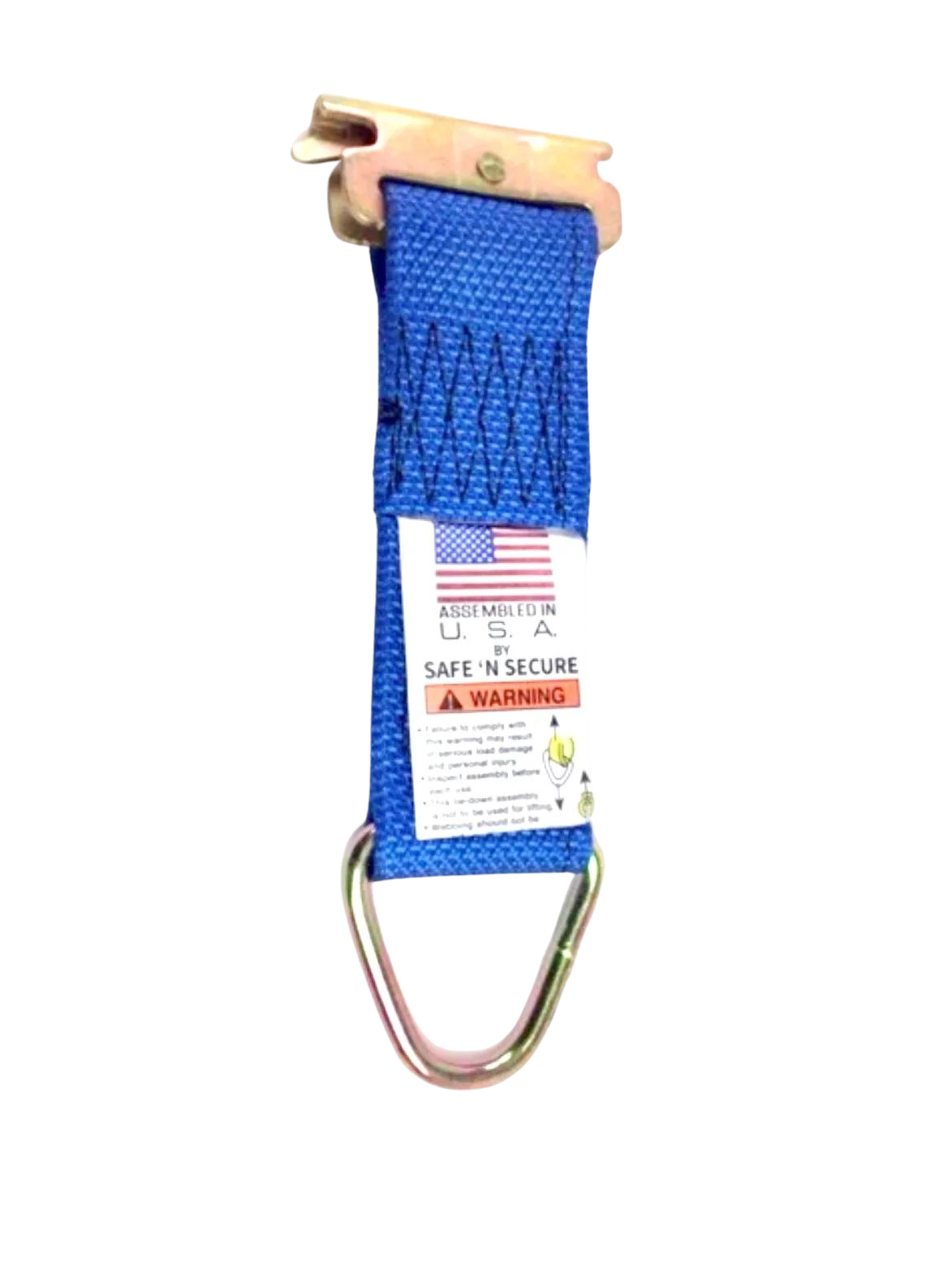 2" x 6" Rope Tie with Spring E Fitting and 1,000 lbs WLL - S-2X6RTSE-I