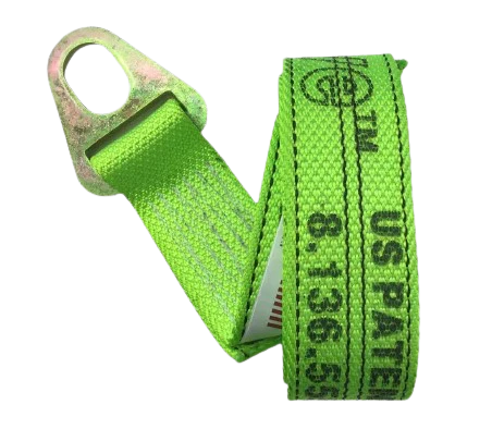 2" Diamond Weave Chevron Wheel Lift Strap - 8 ft, Made in USA, Multiple Colors