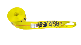 3" x 30' Durable Winch Strap with Loop - 5,400 lbs WLL