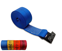 4" x 30' Diamond Weave Winch Straps with Flat Hook