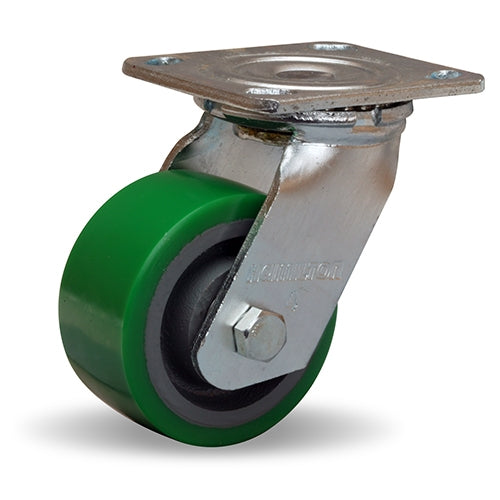 S-524-DB Hamilton Swivel Caster - 4x2 Duralast Polyurethane Wheel with 1/2" Sealed Bearings - Standard Duty