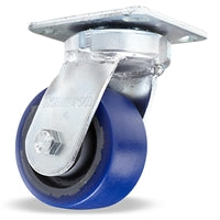 4" x 2" Kingpinless Swivel Caster - Hamilton Standard Duty - Ergo-Glide Polyurethane Wheel - 1/2" Sealed Precision Ball Bearings S-52K-4SPB