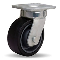 S-52K-5DB70 Hamilton Standard Duty Kingpinless Swivel Caster - 5" Duralast XC Polyurethane Wheel on Cast Iron Core with Sealed Precision Bearings