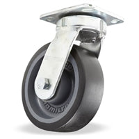 S-52K-6DB70 Hamilton Standard Duty Kingpinless Swivel Caster - 6"x2" Duralast XC Polyurethane on Cast Iron Wheel, 1/2" Sealed Precision Ball Bearings