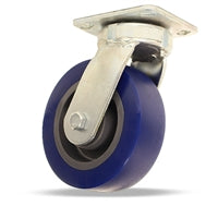 S-52K-6EGB Hamilton Standard Duty Kingpinless Swivel Caster | 6" Ergo-Glide XT Polyurethane Wheel on Cast Iron | 1/2" Sealed Precision Bearings