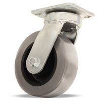 S-52K-6GB95 Hamilton Standard Duty Kingpinless Swivel Caster - 6"x2" Dura-Glide Polyurethane on Cast Iron Wheel, 1/2" Sealed Precision Ball Bearings