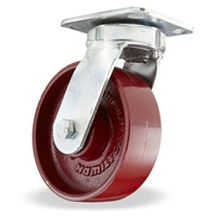 S-52K-6MB Hamilton Standard Duty Kingpinless Swivel Caster - 6"x2" Metal Wheel with 1/2" Sealed Precision Ball Bearing