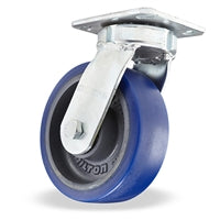 S-52K-6SPB Hamilton Standard Duty Kingpinless Swivel Caster | 6" Ergo-Glide Polyurethane on Cast Iron Wheel | Durable and High-Capacity