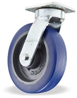 S-52K-8EGB Hamilton Standard Duty Kingpinless Swivel Caster | 8" x 2" Ergo-Glide XT Polyurethane on Cast Iron Wheel | 1/2" Sealed Precision Ball Bearings | Durable Mobility Solution for Heavy-Duty Applications