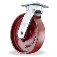 S-52K-8MB Hamilton Standard Duty Kingpinless Swivel Caster with 8" Metal Wheel - Industrial Mobility Solution