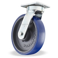 S-52K-8SPB Hamilton Standard Duty Kingpinless Swivel Caster | 8" x 2" Ergo-Glide Polyurethane Wheel | 1/2" Sealed Precision Ball Bearings | Reliable Solution for Heavy-Duty Applications