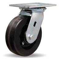 Vanguard Swivel Caster with 6" x 2" Plastex Phenolic Wheel with 3/4" Straight Roller Bearing