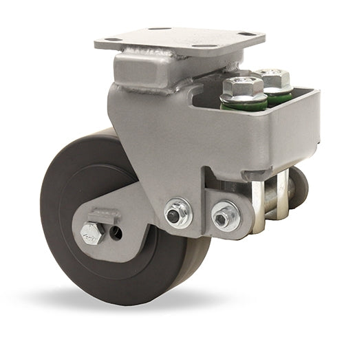 Hamilton Aerospace 5" Swivel Caster - S-AEZFHS-5NYB-1 Spring Loaded Heavy Service with Nylast Wheel & Precision Bearings