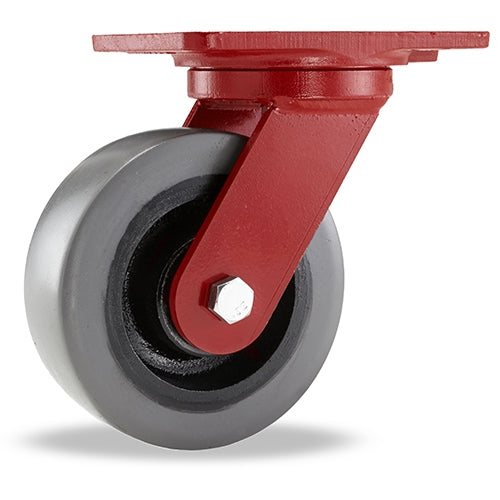 Hamilton S-EHS-AGV-4GB95 - 4" x 2" DuraGlide-AGV Polyurethane AGV Swivel Caster with 17mm Sealed Bearings - Heavy Service Duty