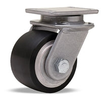 S-EN-35DB70 Hamilton Endurance Swivel Caster - 3 1/2" x 2" Duralast XC Polyurethane Wheel on Cast Iron - Heavy-Duty, Durable & High-Performance