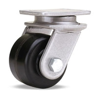 S-EN-3P Hamilton Endurance Swivel Caster - 3 1/4" x 2" Plastex Phenolic Wheel with 3/4" Straight Roller Bearing for Industrial Mobility