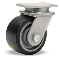 S-EN-4DB70 Hamilton Endurance Swivel Caster with Duralast XC Polyurethane Wheel on Cast Iron - Ideal for Heavy-Duty Industrial Use