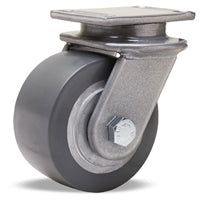 S-EN-4GB95 Hamilton Endurance Swivel Caster - 4"x2" DuraGlide Polyurethane Wheel on Cast Iron with 1/2" Sealed Precision Ball Bearings - Ideal for Industrial Use