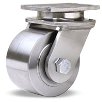 S-ENS-3SB Hamilton Endurance 3"x2" Solid Stainless Steel Swivel Caster with Sealed Precision Ball Bearings