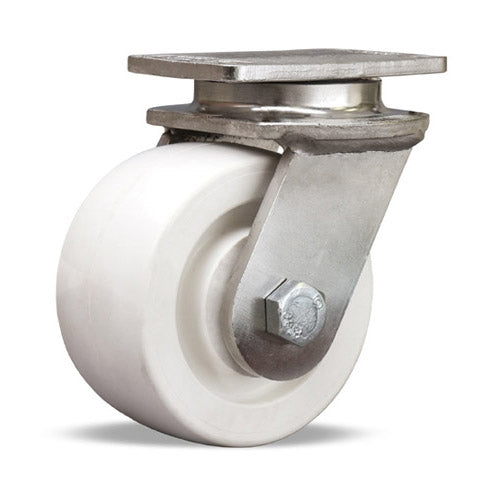 S-ENS-4AZ Hamilton Stainless Steel Swivel Caster: 4"x2" Aqualite Wheel with 3/4" Delrin Bearing - Premium Endurance for Industrial Use